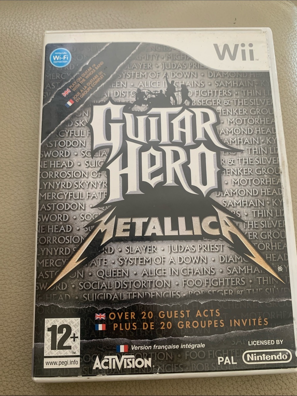 Nintendo Guitar Hero: Metallica – French version